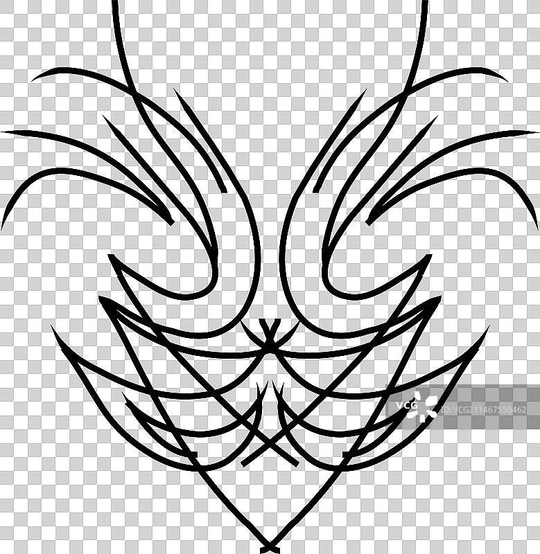 盾形细条纹图片素材