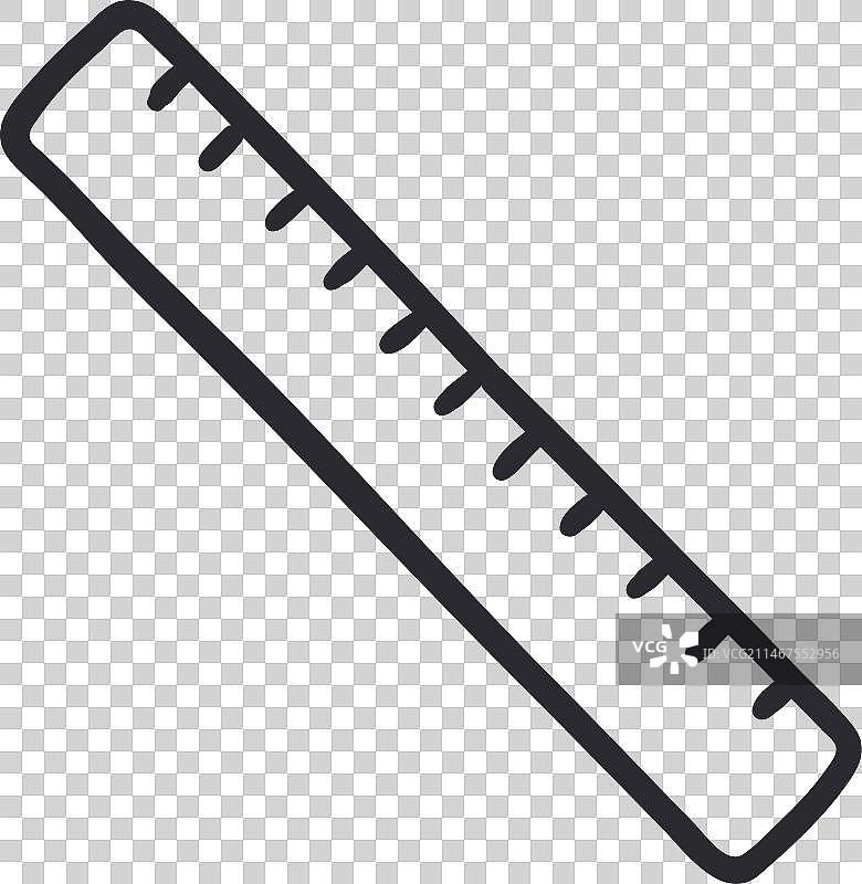 学校尺子笔画图片素材