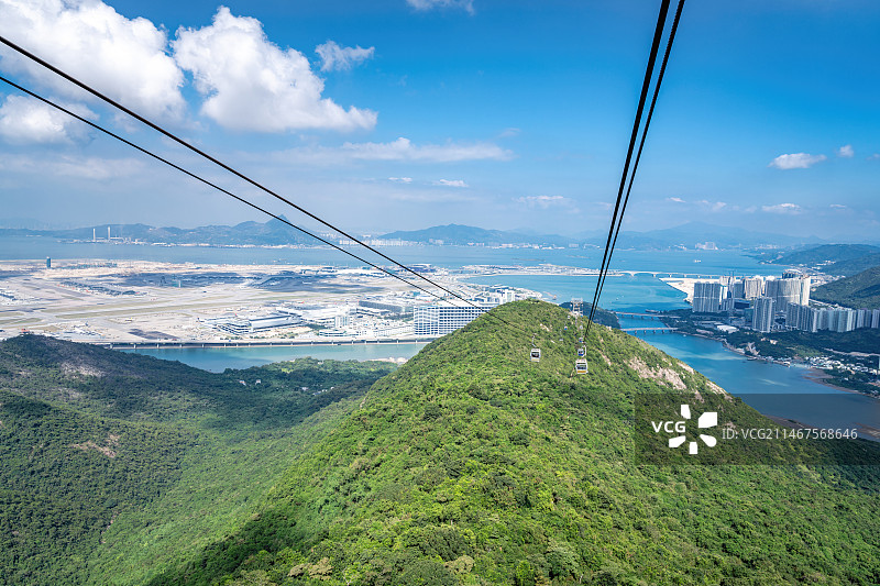 中国香港大屿山昂坪360缆车图片素材