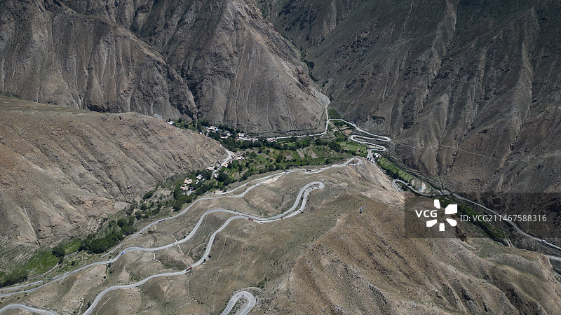 318国道沿线风光图片素材