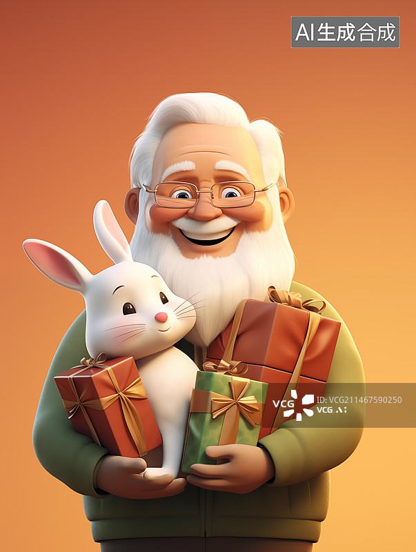 【AI数字艺术】圣诞节图片素材