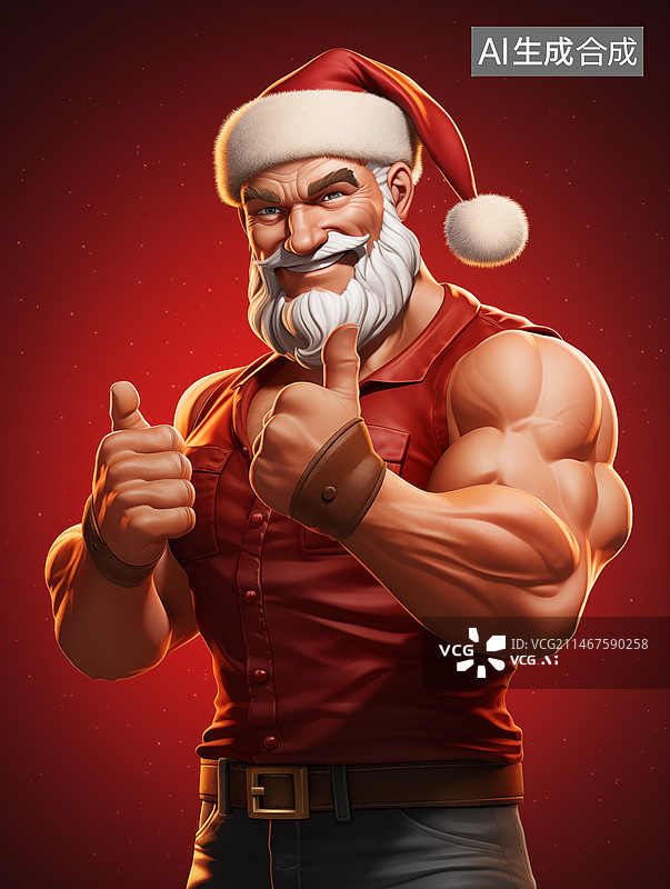 【AI数字艺术】圣诞节图片素材