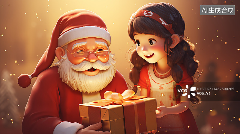 【AI数字艺术】圣诞节图片素材