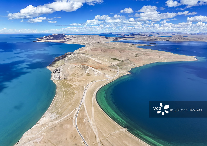 色林错和错鄂图片素材