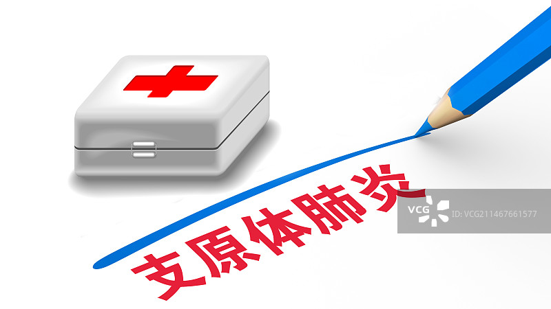 创意配图：支原体肺炎图片素材