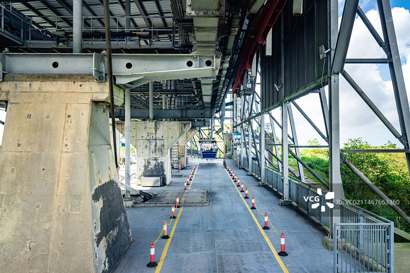 景区缆车中转站内部图片素材