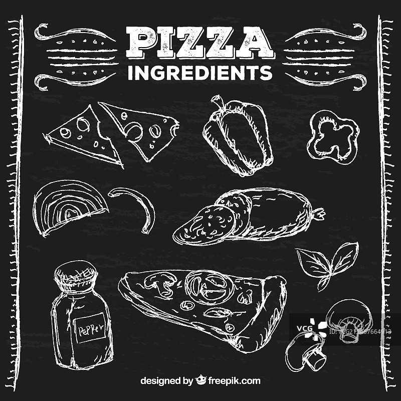 披萨食材图片素材