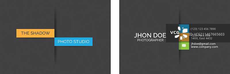 简约风格名片摄影图片素材