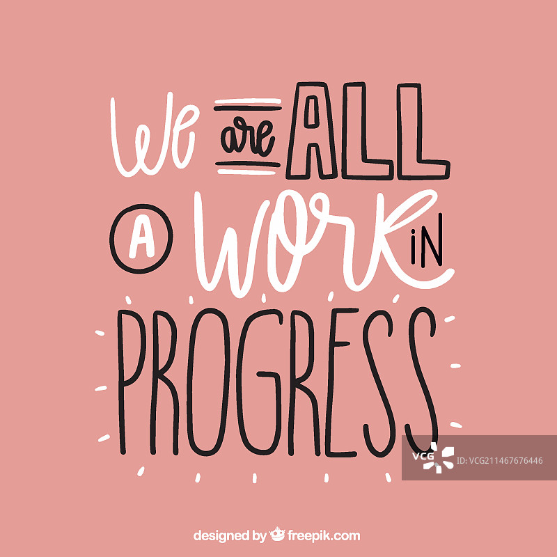 励志文字设计图片素材