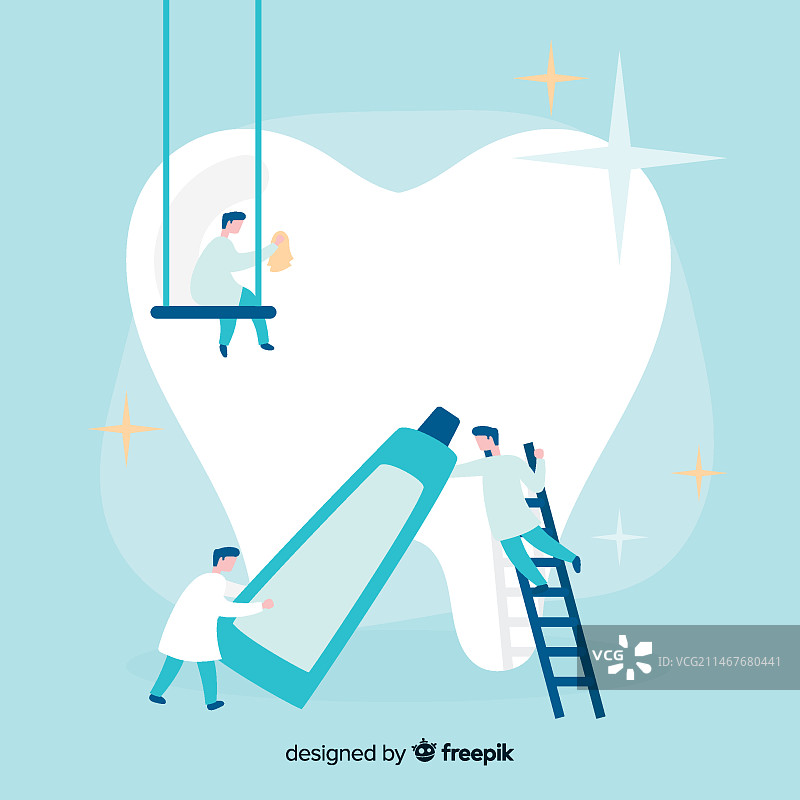 牙齿护理背景图片素材