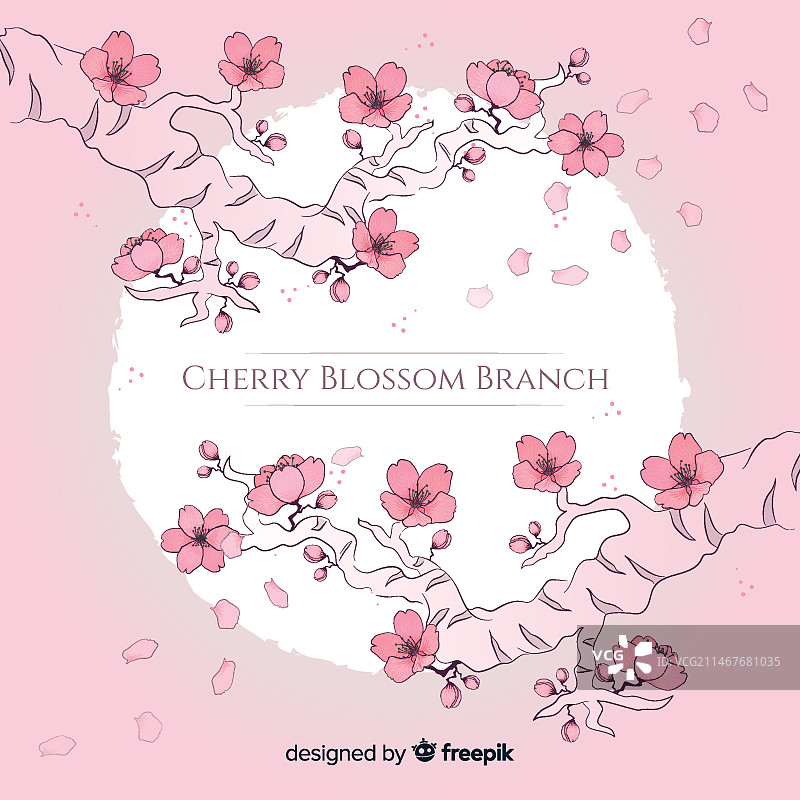 樱花枝图片素材