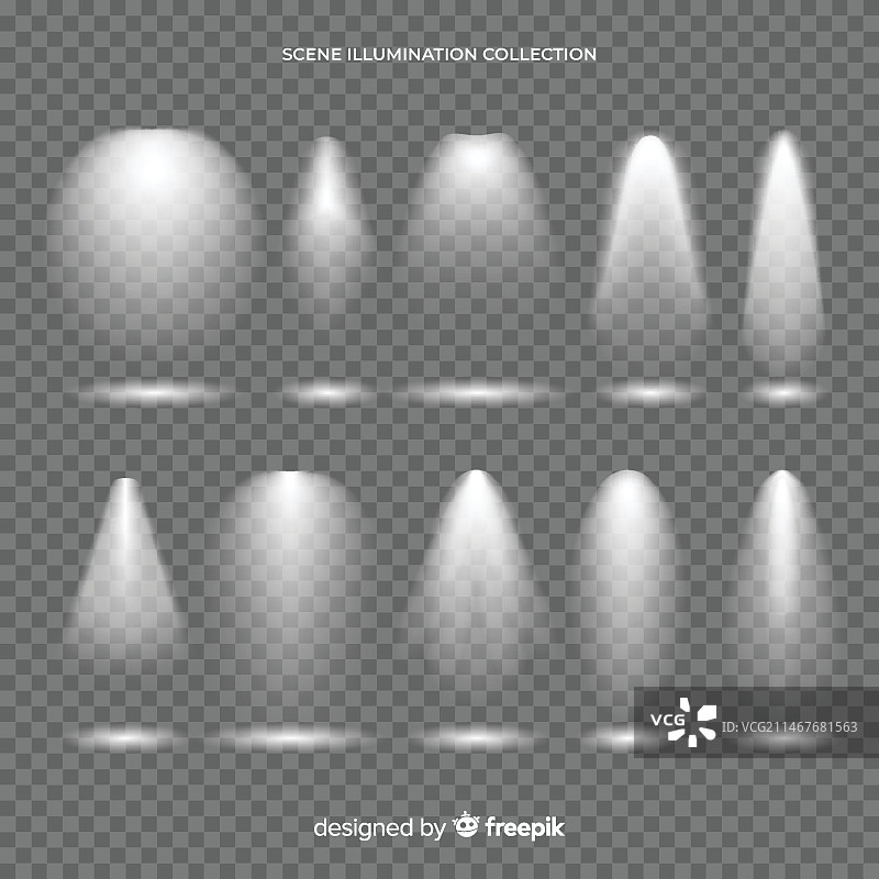 聚光灯场景合集图片素材