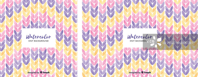 水彩针织背景图片素材