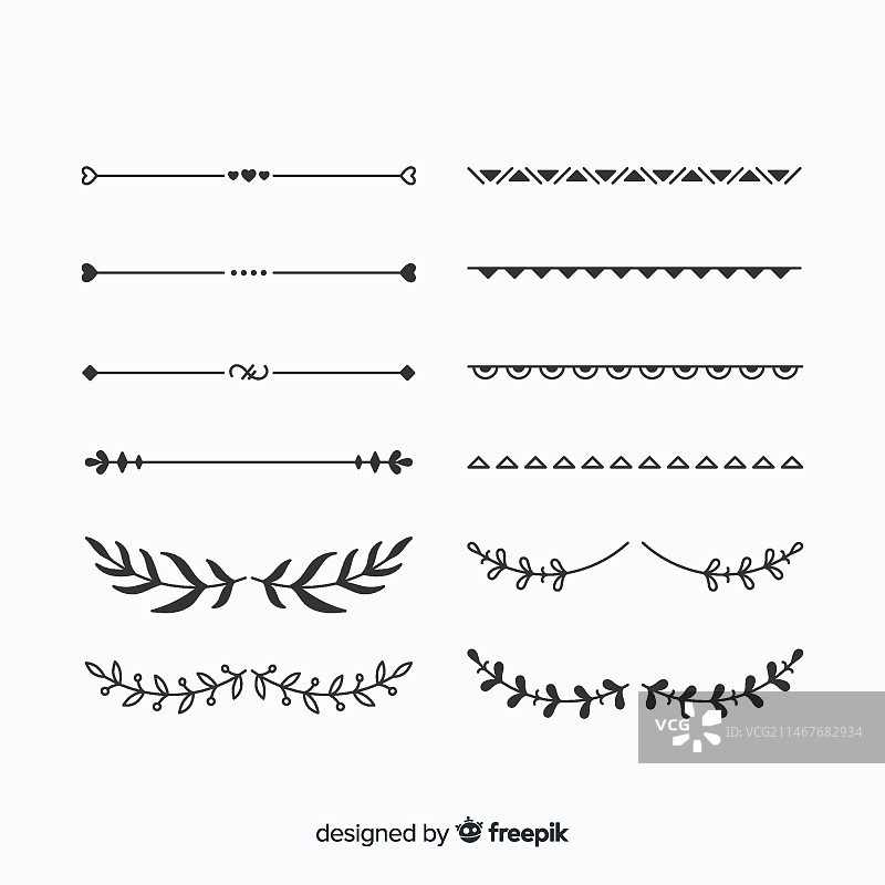 装饰分隔线合集图片素材