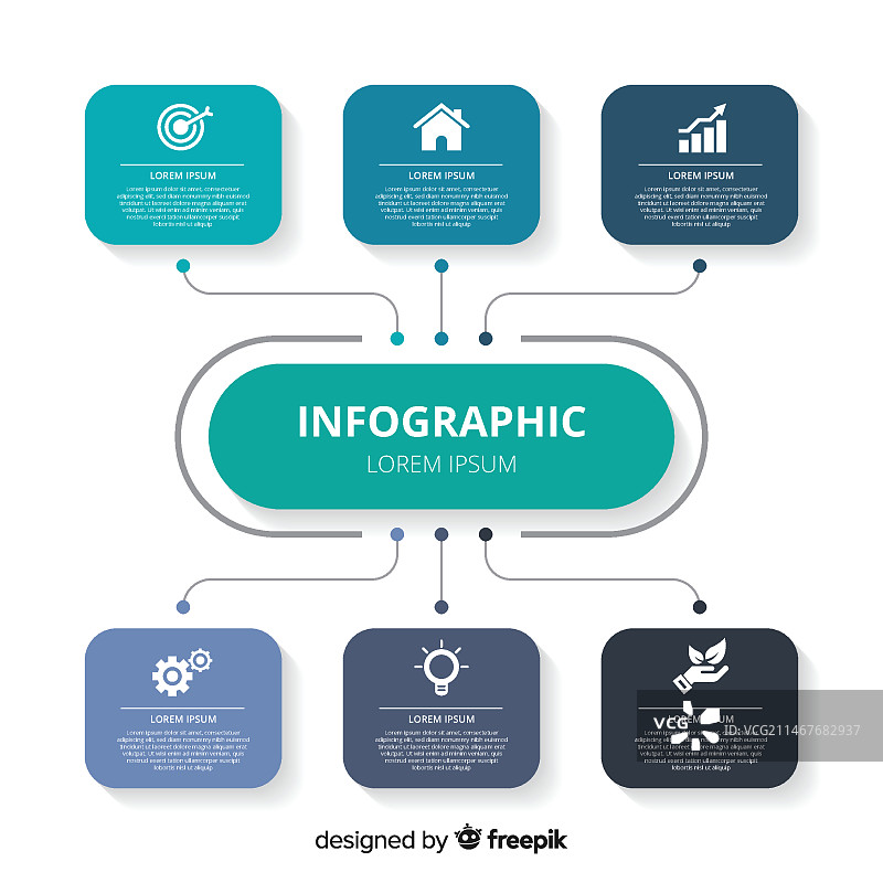 扁平风信息图设计模板图片素材