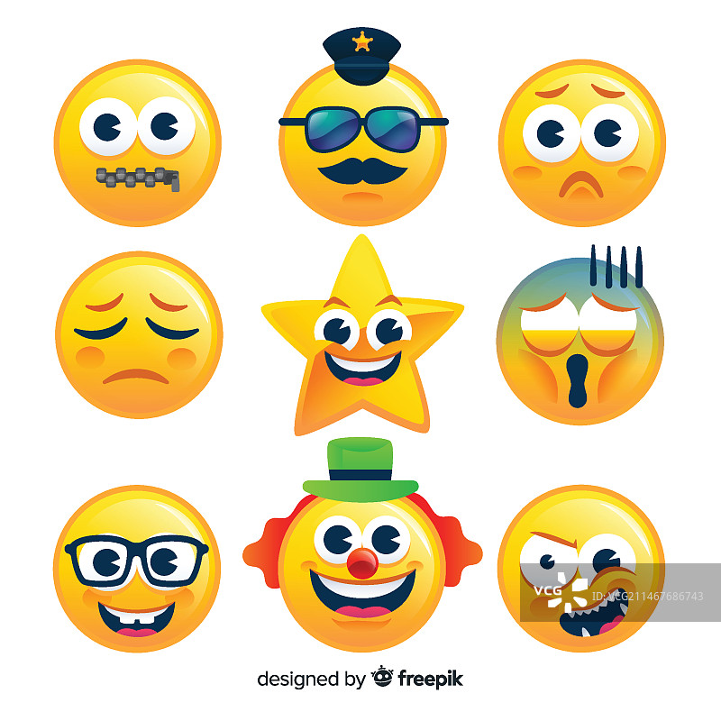 表情符号合集图片素材