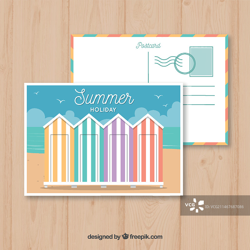 节日明信片图片素材