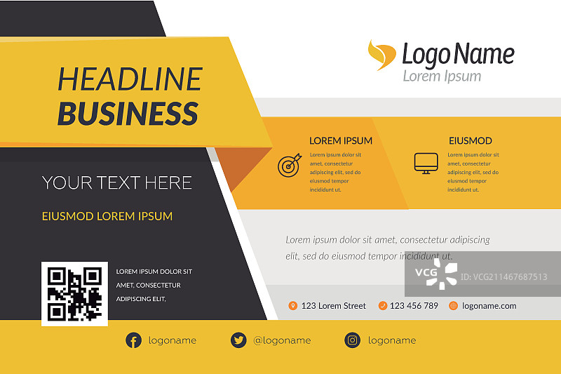 商业传单模板图片素材