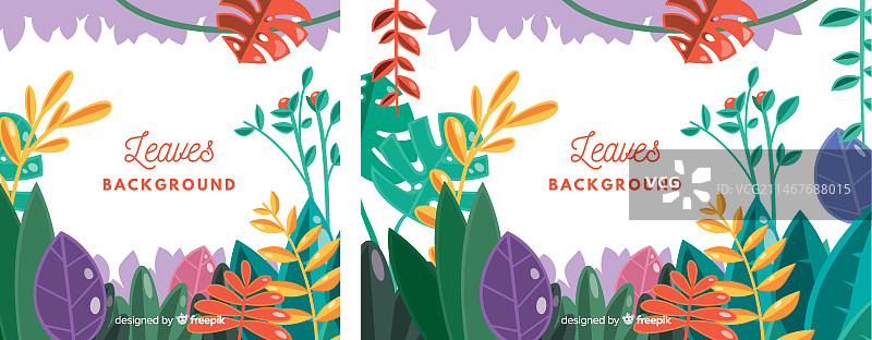 叶子的背景图片素材