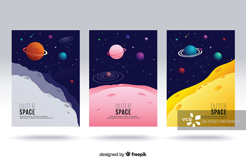 外太空封面图片素材