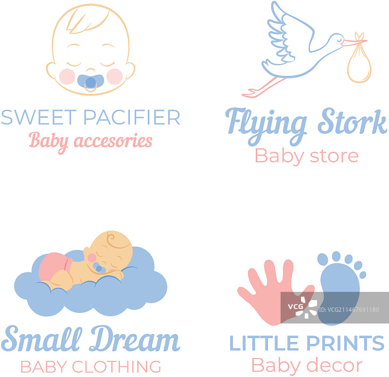 婴儿Logo模板合集图片素材