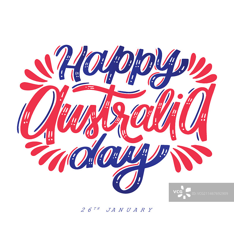 澳大利亚日艺术字模板图片素材
