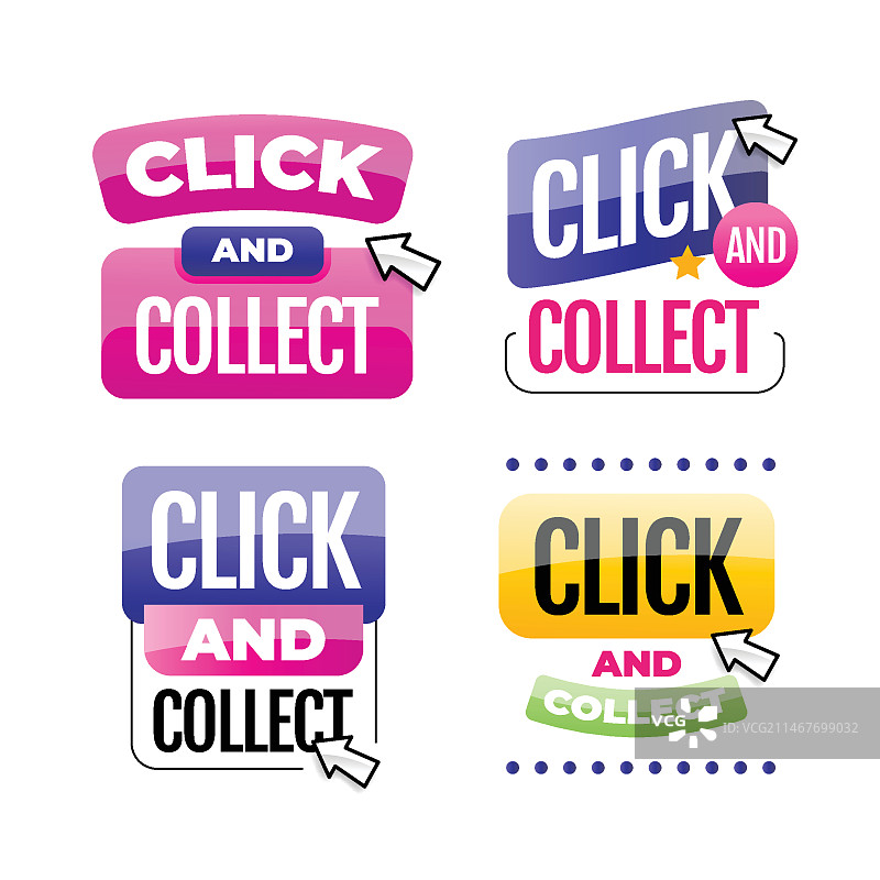 精细的“点击提货”标牌图片素材