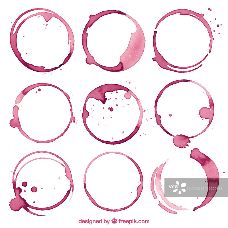 葡萄酒污渍精选图片素材