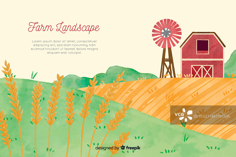 农场景观图片素材