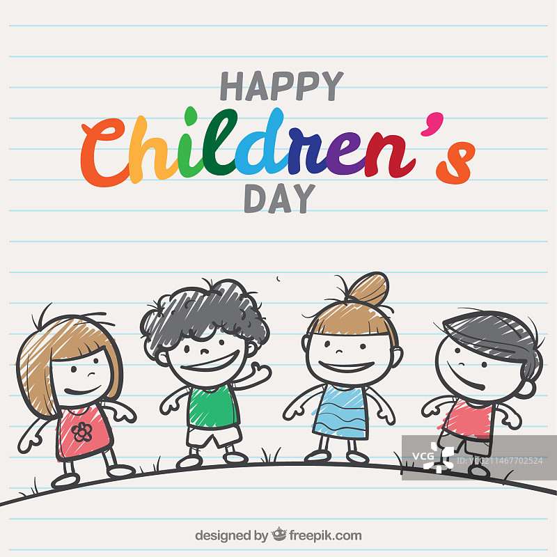 儿童涂鸦背景图片素材