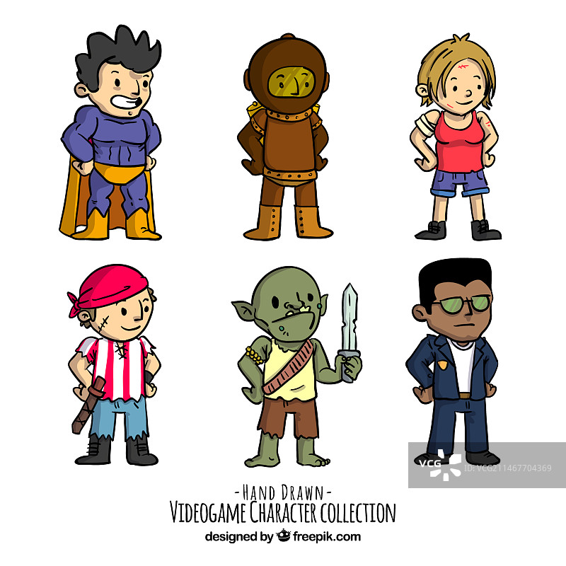 游戏角色合集图片素材
