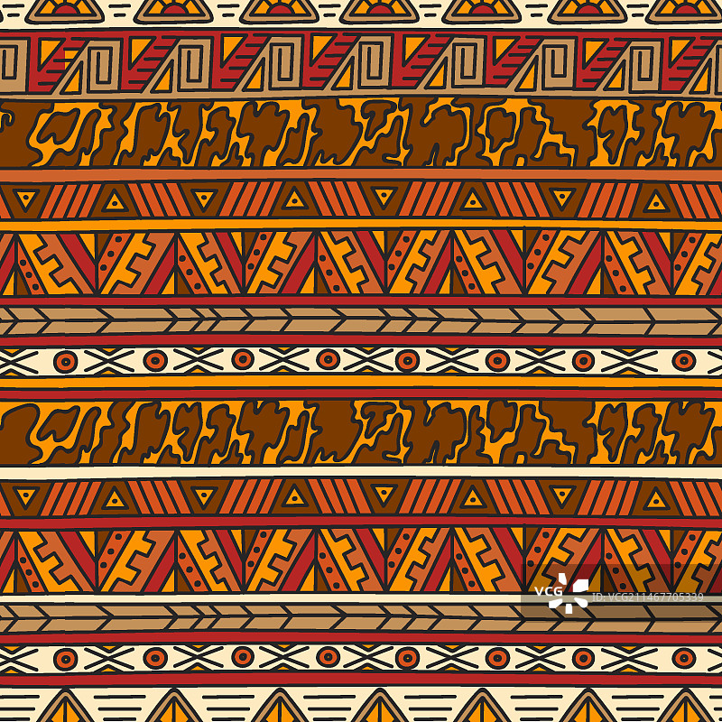 手绘非洲图案图片素材