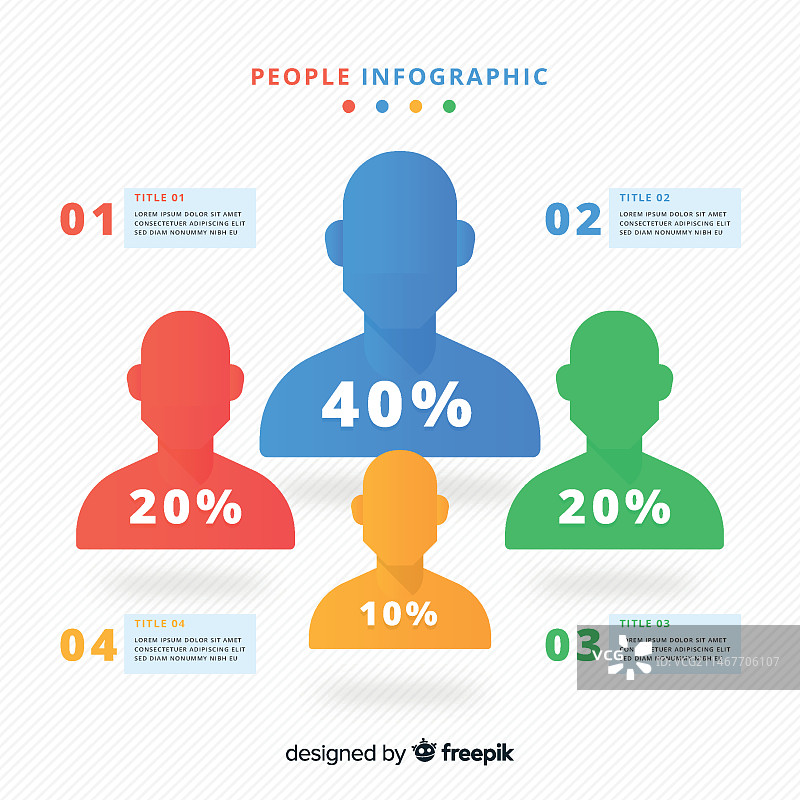 人物信息图图片素材