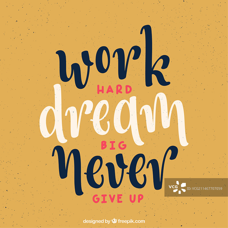 复古风格励志语录背景图片素材