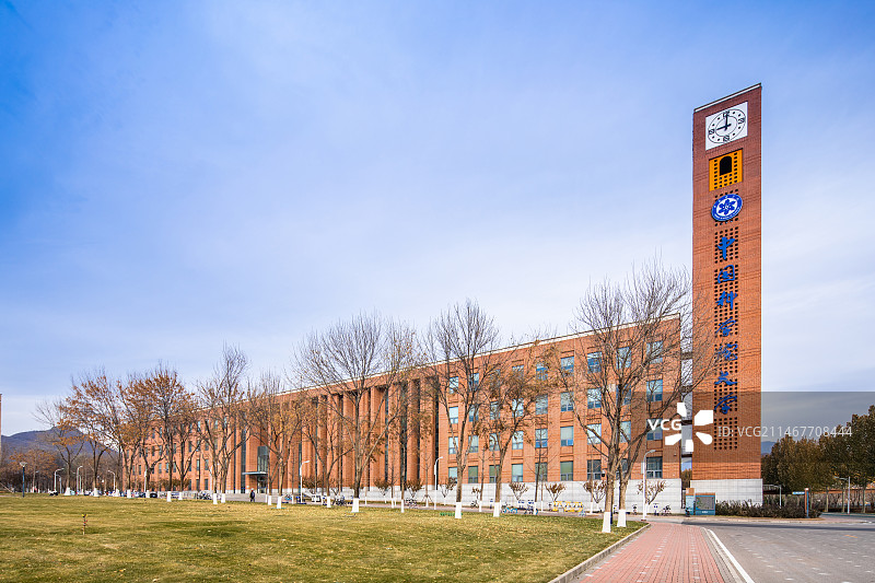 北京中国科学院大学校园风光图片素材