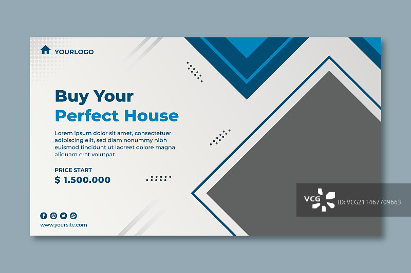 房地产banner模板图片素材