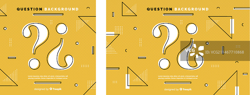 扁平问号背景图片素材