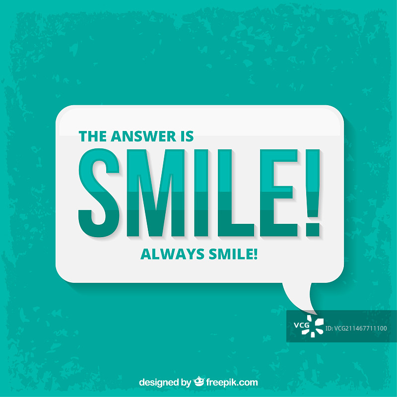 带有积极短语的气泡图片素材