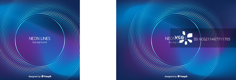 未来主义抽象霓虹灯背景图片素材