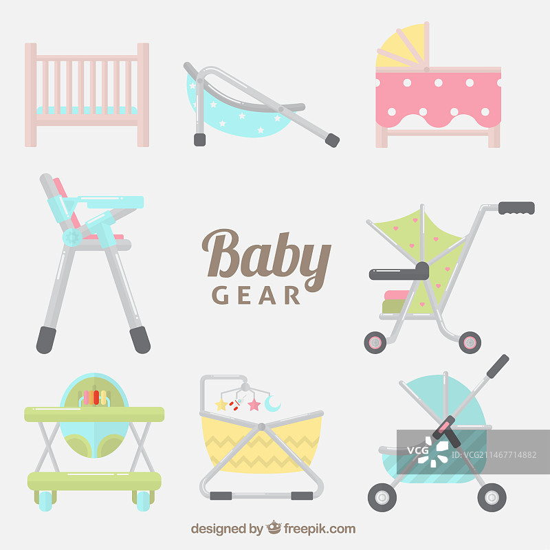 婴儿用品配件包图片素材