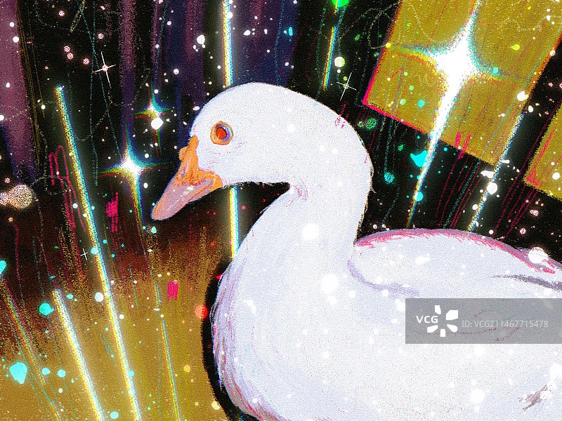 闪亮鸭鸭图片素材