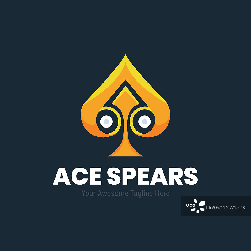 扁平风格ACE标志设计图片素材