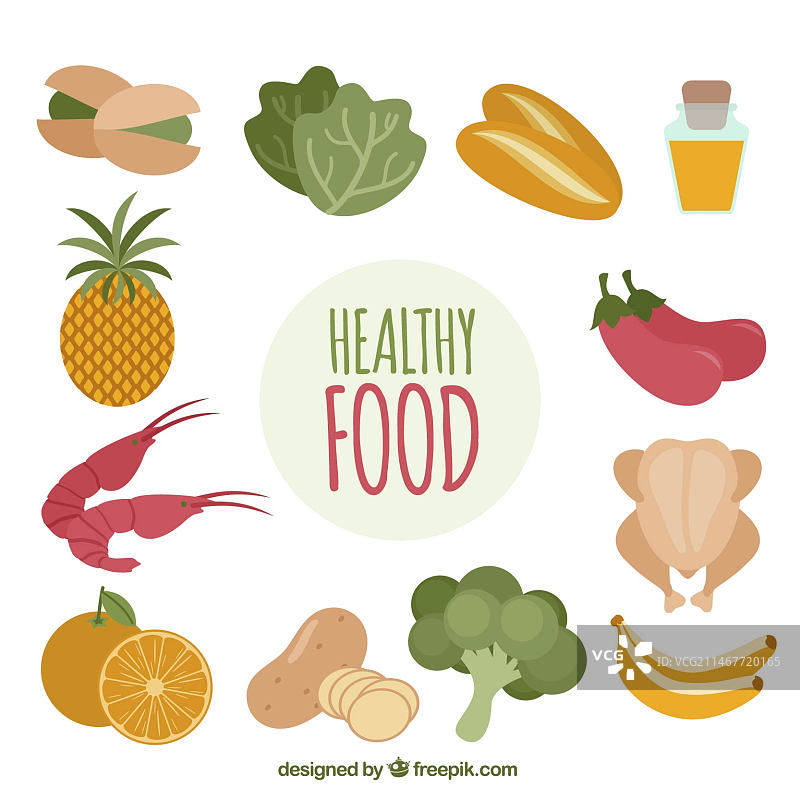 各种什锦健康食品图片素材