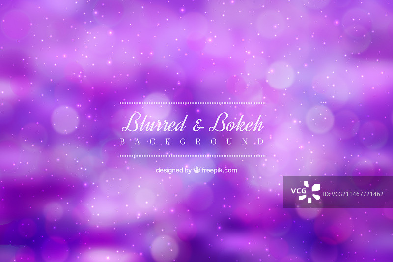 带有散景效果的紫色模糊背景图片素材