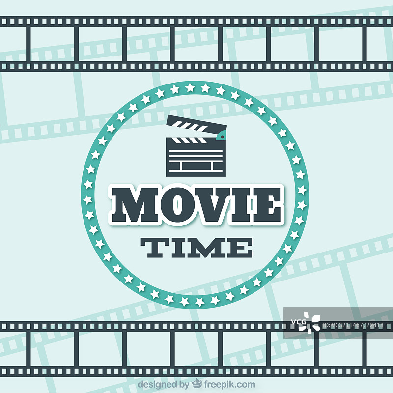 由胶片框制成的电影背景图片素材