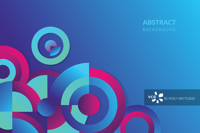 渐变几何背景图片素材