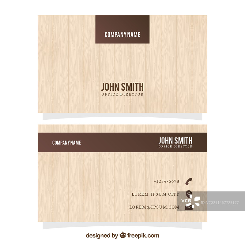 木纹名片图片素材