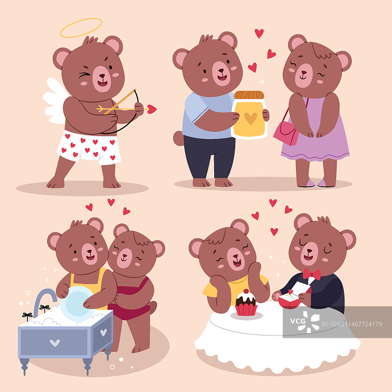 熊插图合集图片素材