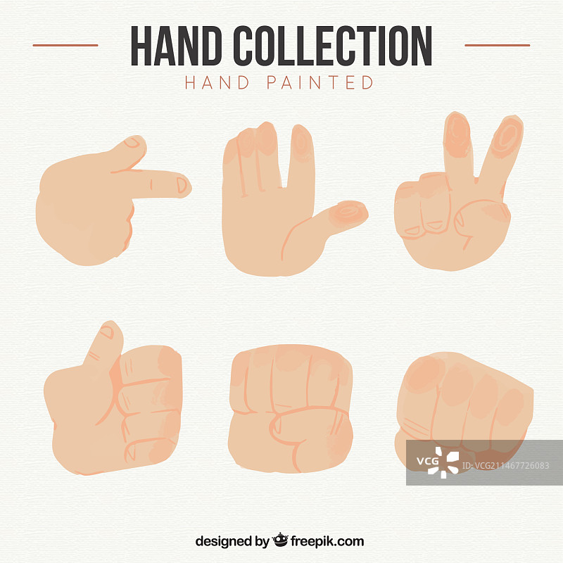 几只手和手语图片素材