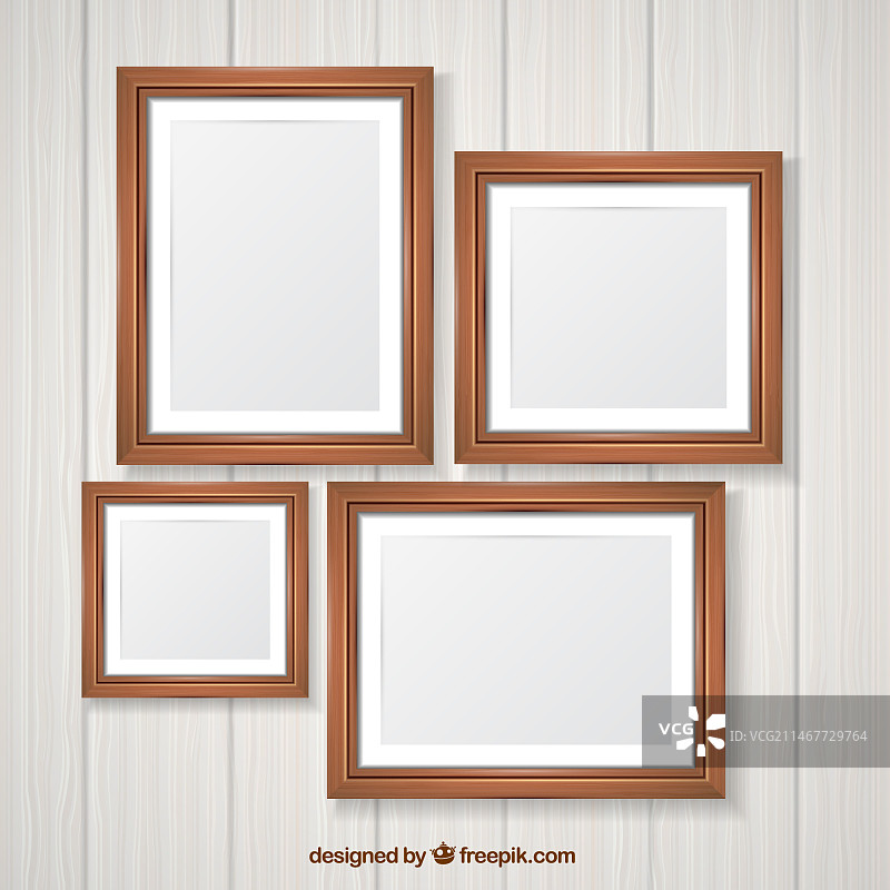 木制相框素材包图片素材